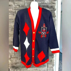 Vintage Vetta size medium /large sweater cotton modal preppy academia